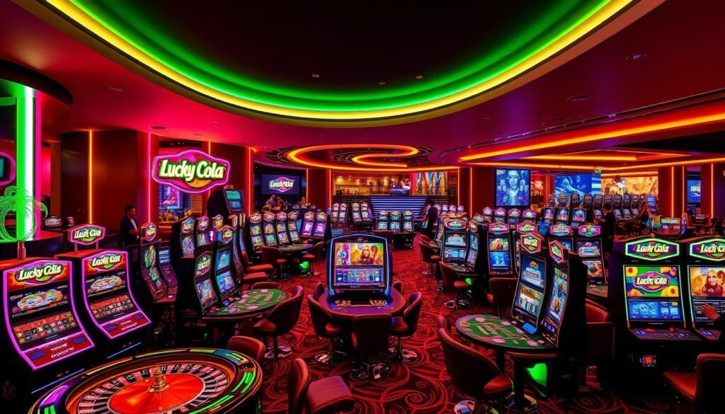 LuckyCola game selection