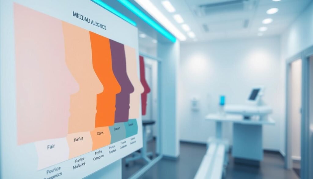 MediLASE膚色分級技術