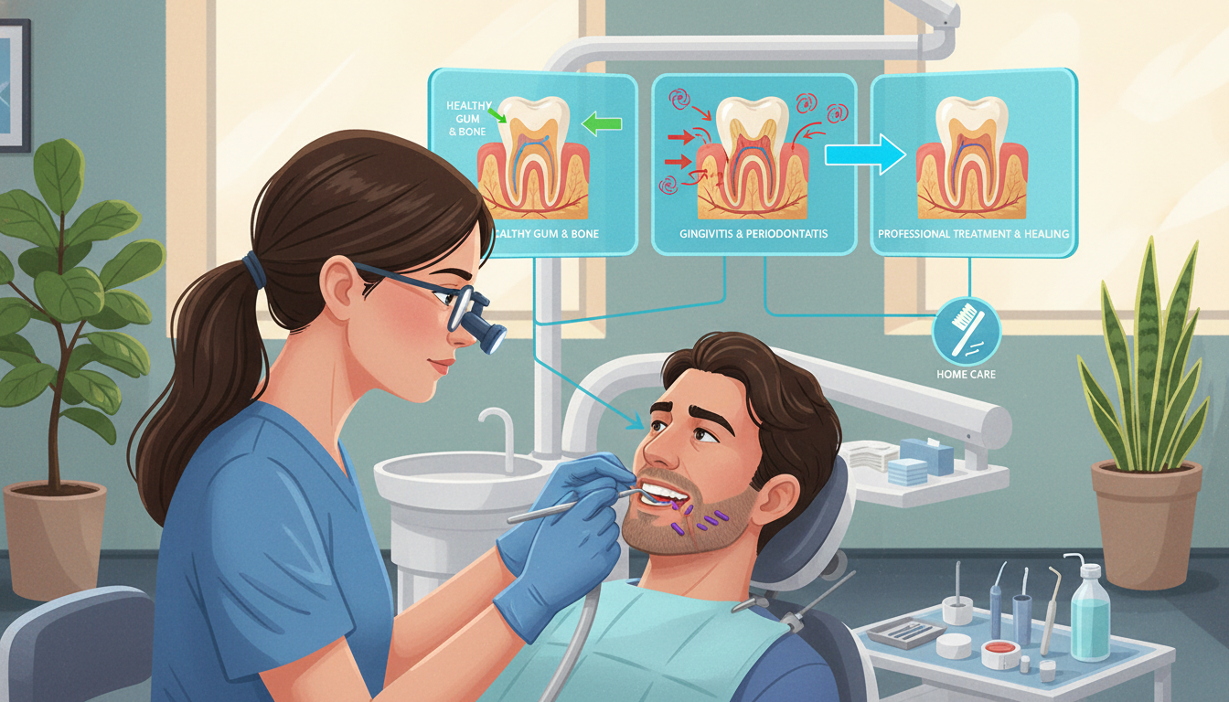 牙周病治療、牙周病原因